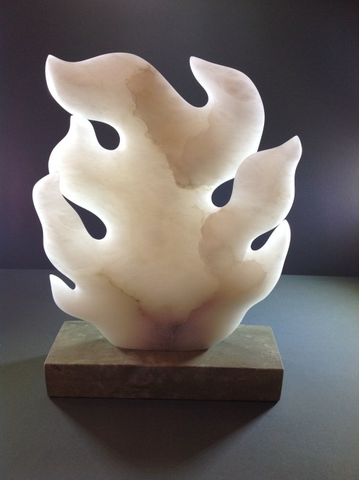 cloud alabaster sculpture carved by Samar Sharif